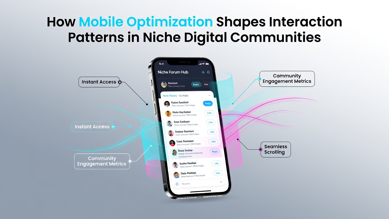 How Mobile Optimization Shapes Interaction Patterns in Niche Digital Communities